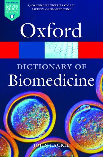 Produktbild: A Dictionary of Biomedicine