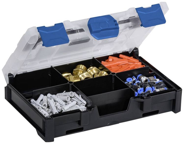 Produktbild: Allit EuroPlus MetaBox mini 63 Sortimentskoffer (L x B x H) 250 x 167 x 63 mm Anzahl F&auml;cher: 6 Inhalt 1 St.