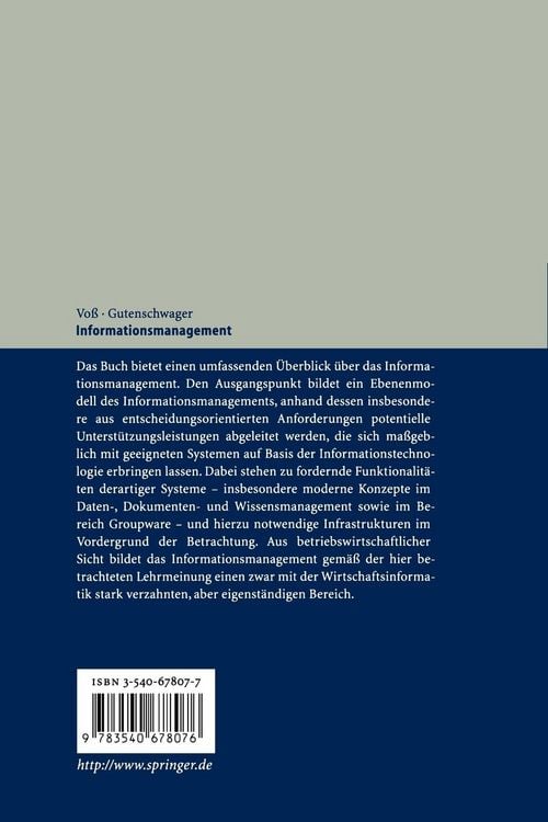 Produktbild: Informationsmanagement