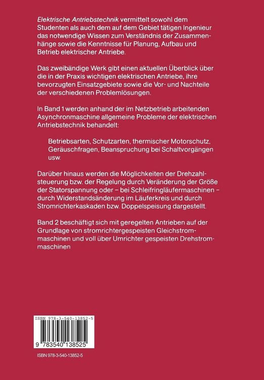 Produktbild: Elektrische Antriebstechnik