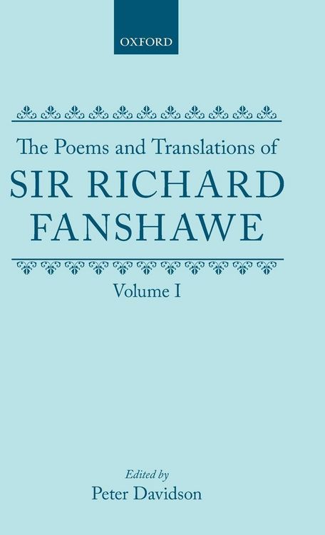 Produktbild: The Poems and Translations of Sir Richard Fanshawe