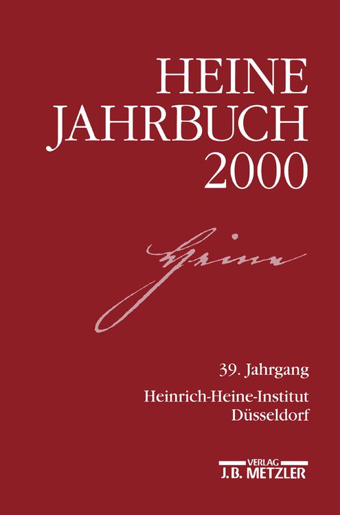 Produktbild: Heine-Jahrbuch 2000
