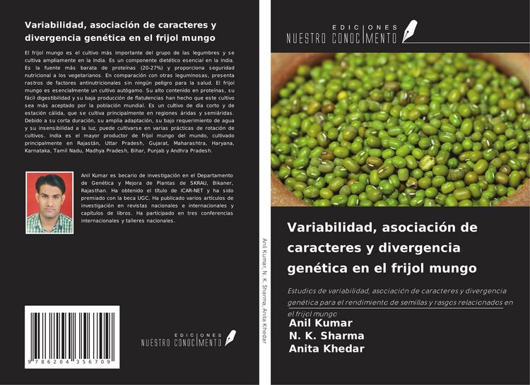 Produktbild: Variabilidad, asociaci&oacute;n de caracteres y divergencia gen&eacute;tica en el frijol mungo