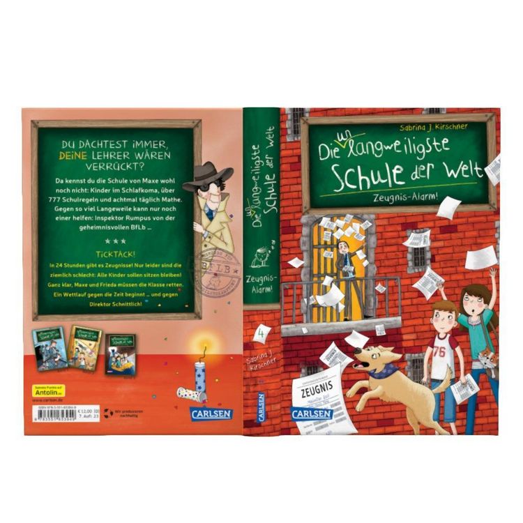 Produktbild: Die unlangweiligste Schule der Welt 4: Zeugnis-Alarm!