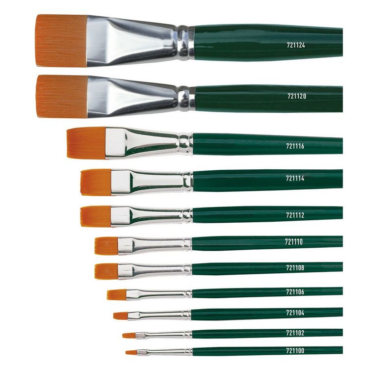 Produktbild: KREUL Universalpinsel Basic flach Gr&ouml;&szlig;e 12