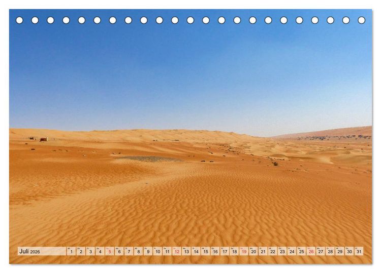 Produktbild: Oman - Impressionen (Tischkalender 2026 DIN A5 quer), CALVENDO Monatskalender