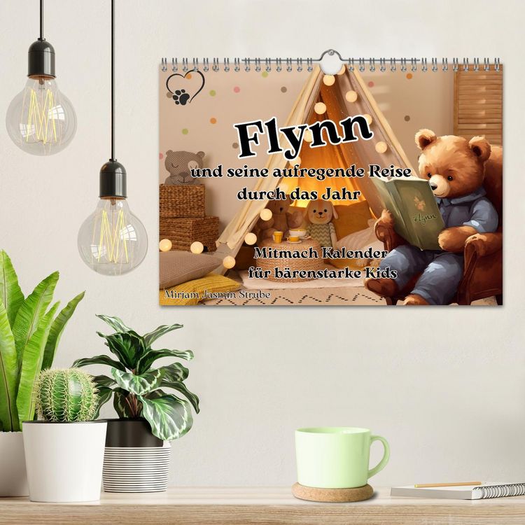Produktbild: Flynn und seine aufregende Reise durch das Jahr (Wandkalender 2026 DIN A4 quer), CALVENDO Monatskalender
