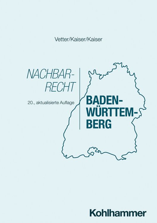 Produktbild: Nachbarrecht Baden-W&uuml;rttemberg