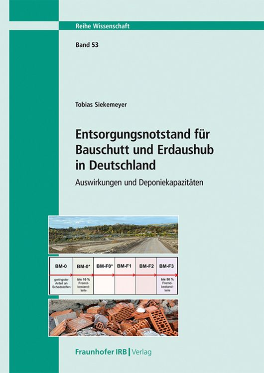 Produktbild: Entsorgungsnotstand f&uuml;r Bauschutt und Erdaushub in Deutschland