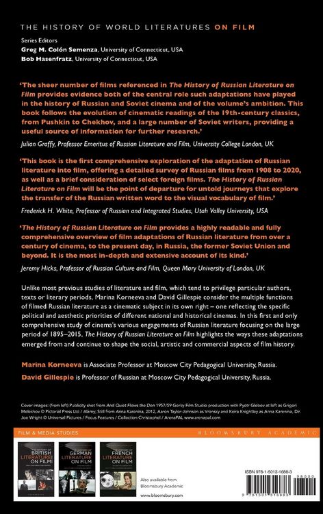 Produktbild: The History of Russian Literature on Film
