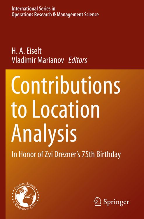Produktbild: Contributions to Location Analysis