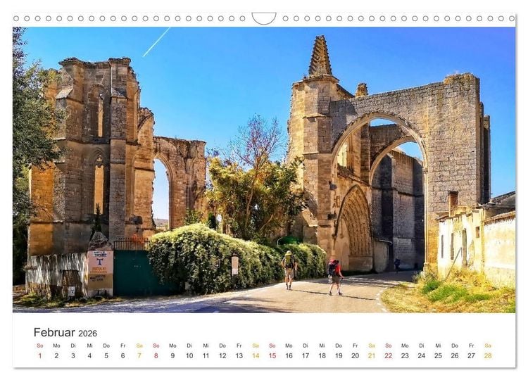 Produktbild: Camino de Santiago - Jakobsweg (Wandkalender 2026 DIN A3 quer), CALVENDO Monatskalender