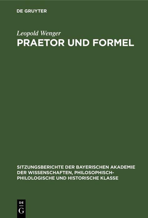 Produktbild: Praetor und Formel