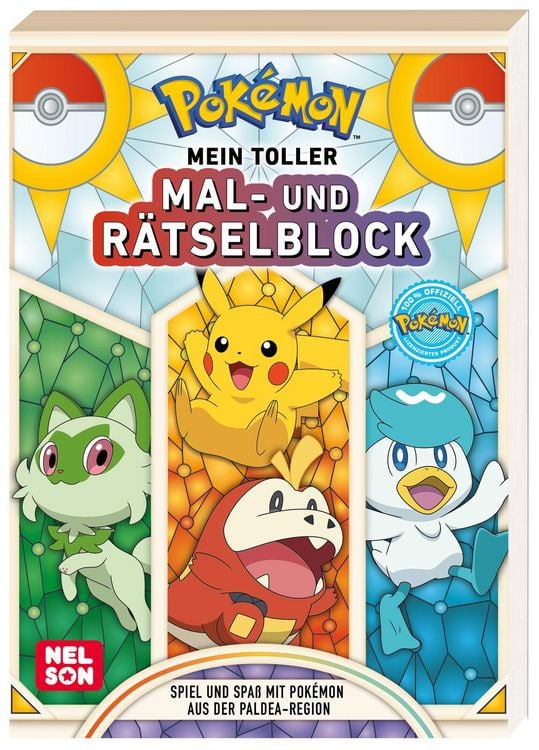 Produktbild: Pok&eacute;mon Activity-Buch: Mein toller Mal- und R&auml;tselblock