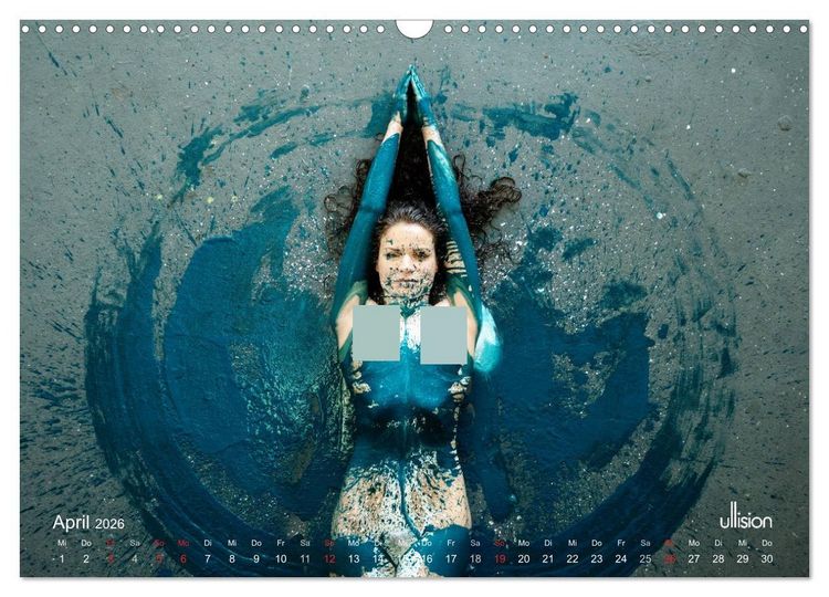 Produktbild: FARBSPIELE - Akt im Feuerwerk der Farben (Wandkalender 2026 DIN A3 quer), CALVENDO Monatskalender