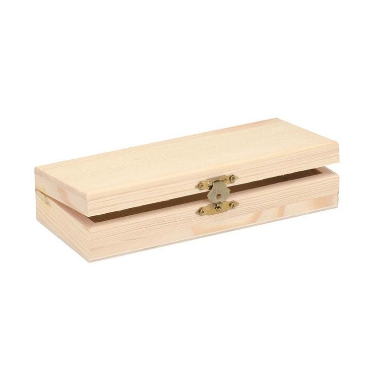 Produktbild: Holzbox rechteckig 20x10x5cm, Kiefer