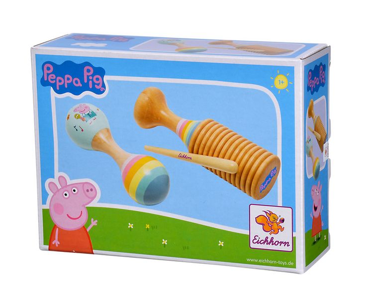 Produktbild: Peppa Pig Maraca und Ratsche Set