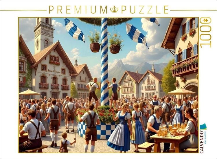 Produktbild: CALVENDO Puzzle Bayerische Lebensfreude | 1000 Teile Lege-Gr&ouml;&szlig;e 64x48cm Foto-Puzzle f&uuml;r gl&uuml;ckliche Stunden