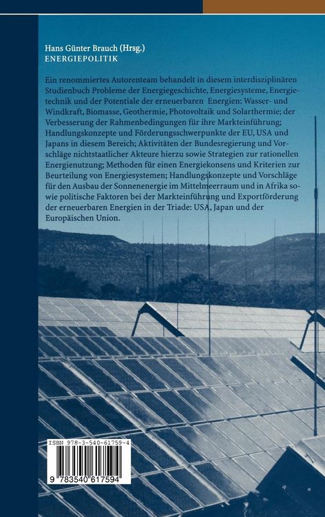 Produktbild: Energiepolitik