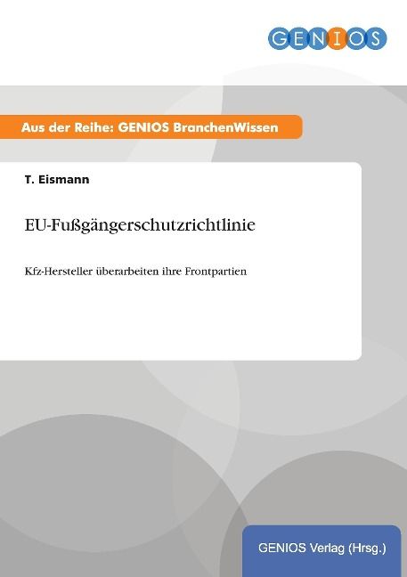 Produktbild: EU-Fu&szlig;g&auml;ngerschutzrichtlinie