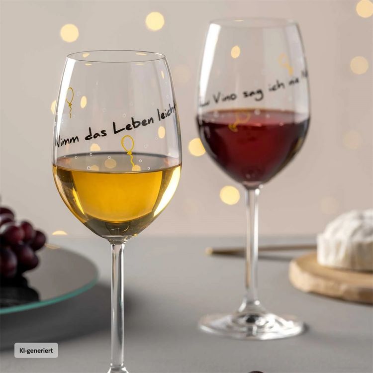 Produktbild: Leonardo Weinglas 460 ml 'Nimm das Leben leicht' PRESENTE