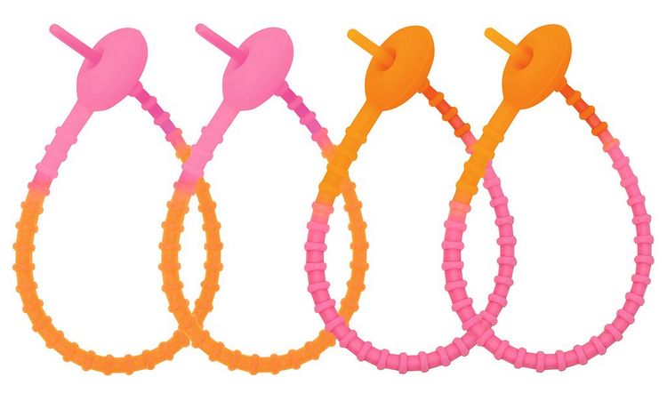 Produktbild: Fernweh Twist & Fix Kabelbinder Neon 4er Set