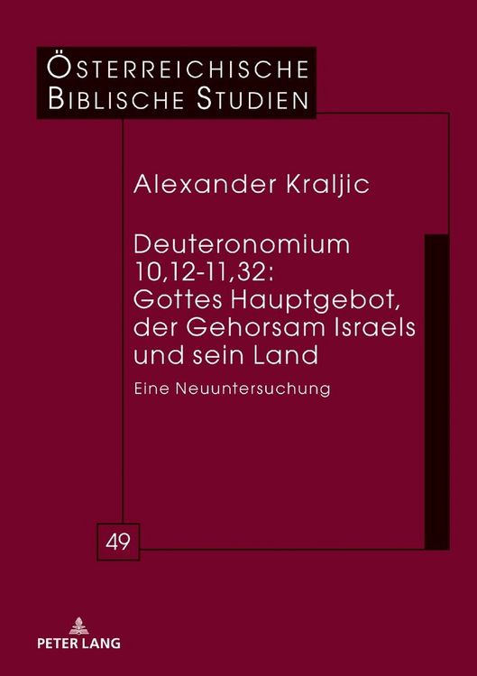 Produktbild: Deuteronomium 10,12-11,32: Gottes Hauptgebot, der Gehorsam Israels und sein Land