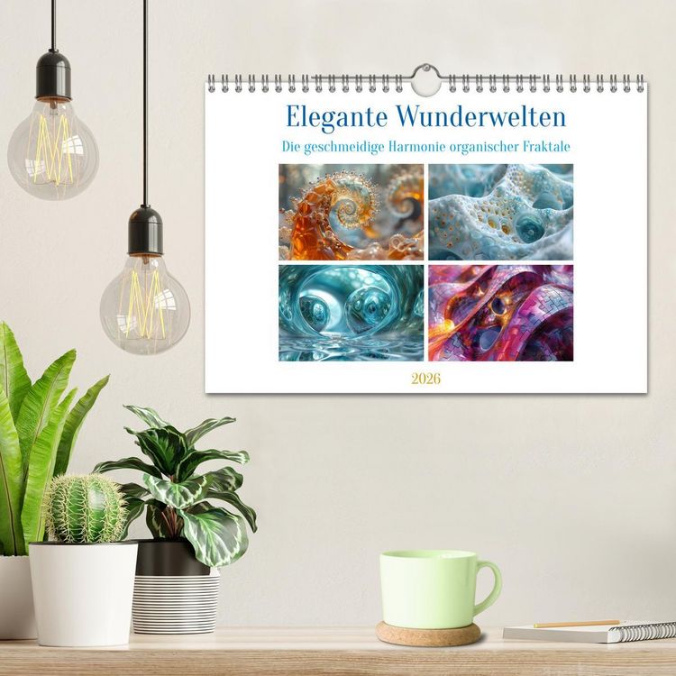 Produktbild: Elegante Wunderwelten (Wandkalender 2026 DIN A4 quer), CALVENDO Monatskalender