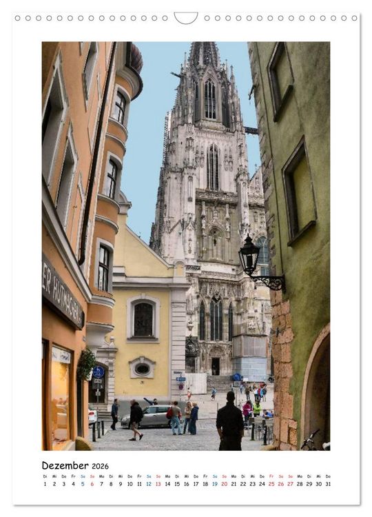 Produktbild: Regensburg - Ansichtssache (Wandkalender 2026 DIN A3 hoch), CALVENDO Monatskalender