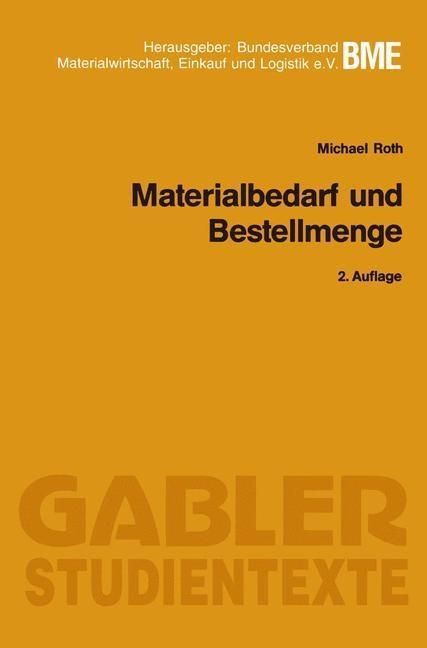 Produktbild: Materialbedarf und Bestellmenge
