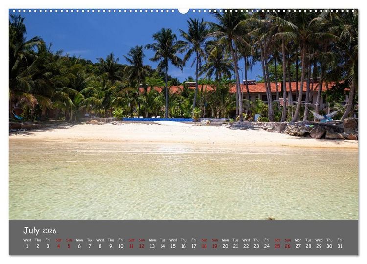 Produktbild: Vietnam`s most beautiful beaches (Wall Calendar 2026 DIN A2 landscape), CALVENDO 12 Month Wall Calendar