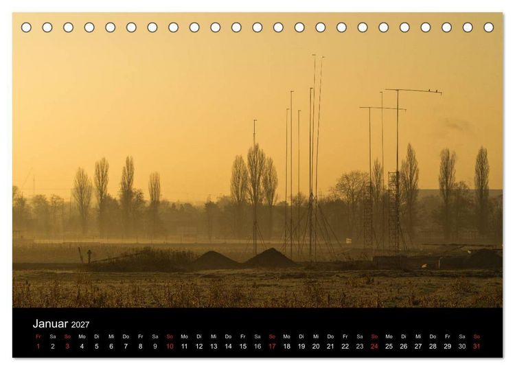 Produktbild: Baustellen (Tischkalender 2027 DIN A5 quer), CALVENDO Monatskalender