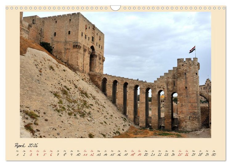 Produktbild: Syrien Erinnerungen Memories Dhikrayat (Wandkalender 2026 DIN A3 quer), CALVENDO Monatskalender