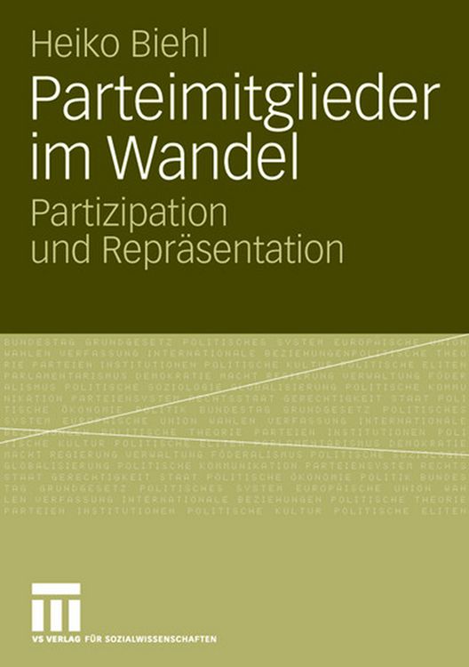 Produktbild: Parteimitglieder im Wandel