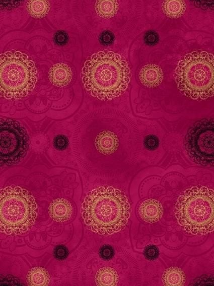 Produktbild: Der Zauber Indiens Geschenkpapier-Heft - Motiv Pinke Pracht