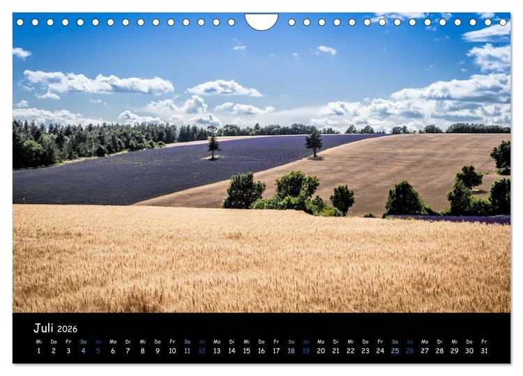 Produktbild: Provence - Lavendelbl&uuml;te (Wandkalender 2026 DIN A4 quer), CALVENDO Monatskalender