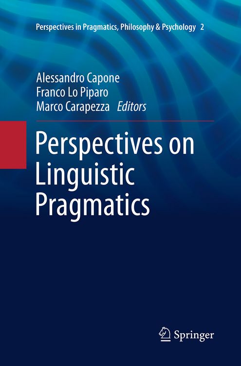 Produktbild: Perspectives on Linguistic Pragmatics