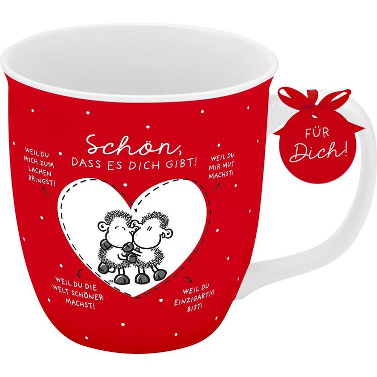 Produktbild: Tasse klein "Sch&ouml;n, dass es dich gibt! Weil du........!"