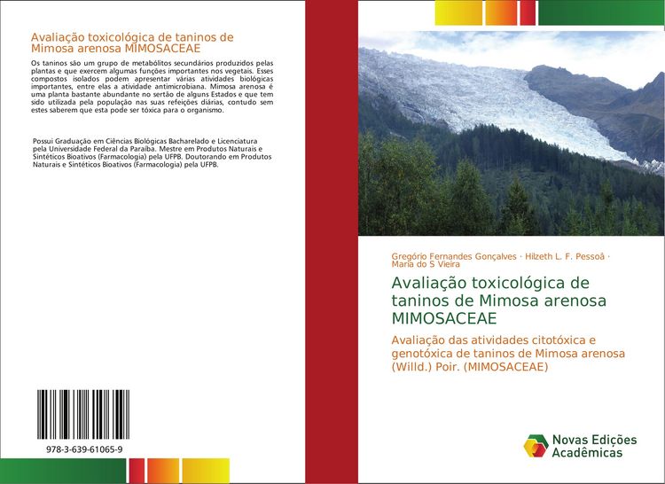 Produktbild: Avalia&ccedil;&atilde;o toxicol&oacute;gica de taninos de Mimosa arenosa MIMOSACEAE