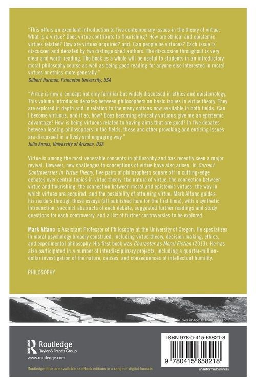 Produktbild: Current Controversies in Virtue Theory