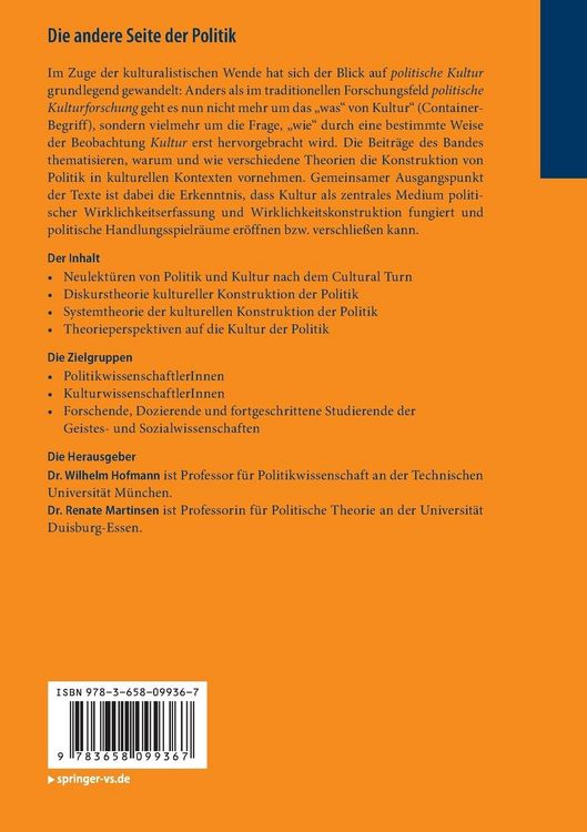 Produktbild: Die andere Seite der Politik