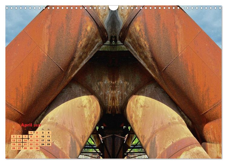 Produktbild: Metallwelt (Wandkalender 2027 DIN A3 quer), CALVENDO Monatskalender