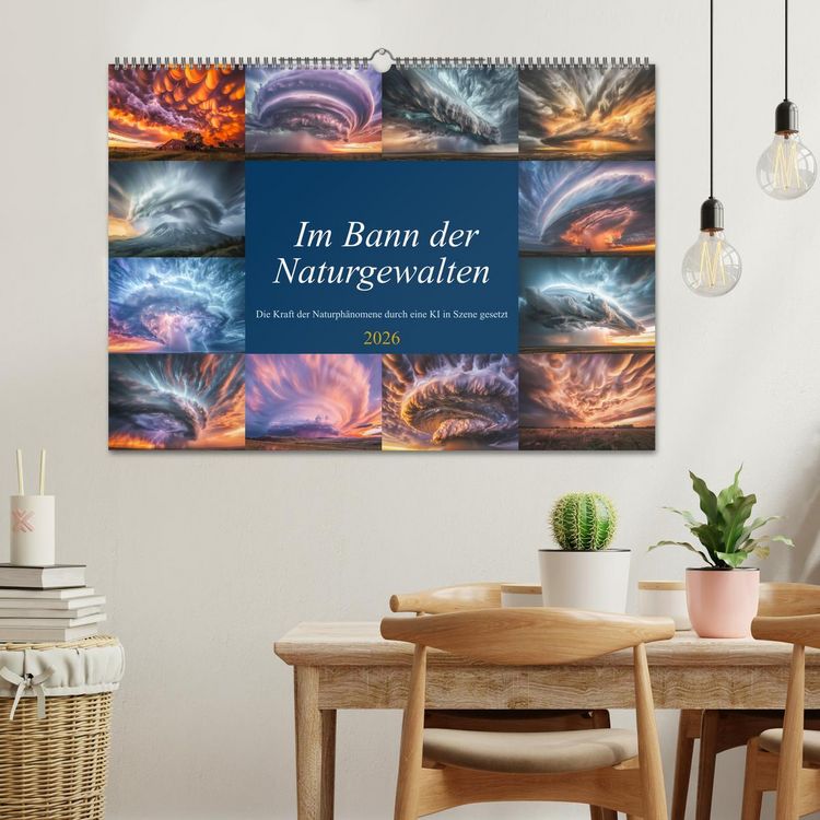 Produktbild: Im Bann der Naturgewalten (Wandkalender 2026 DIN A2 quer), CALVENDO Monatskalender