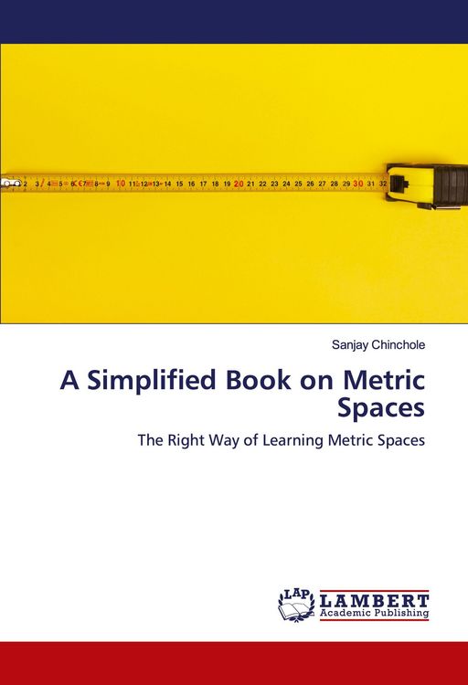Produktbild: A Simplified Book on Metric Spaces