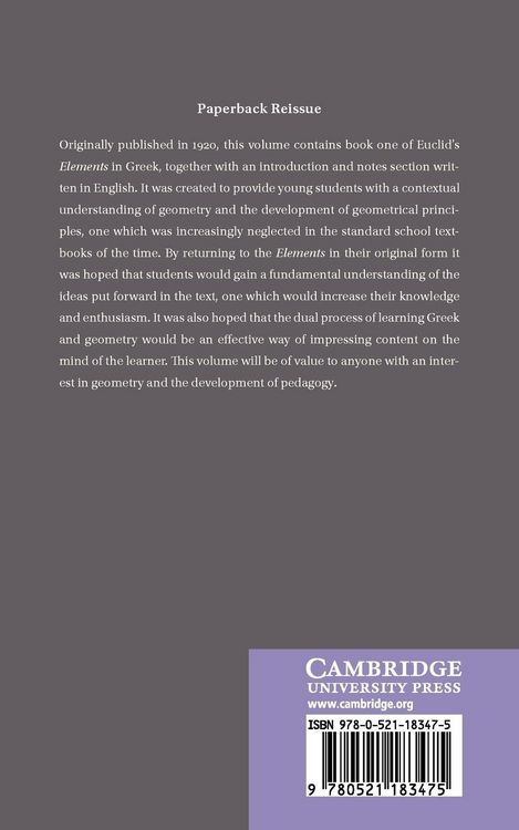 Produktbild: Euclid in Greek