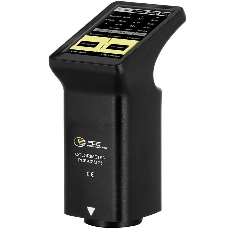 Produktbild: PCE Instruments Farbmessger&auml;t PCE-CSM 25 |D/8&deg; Messgeometrie mit SCI |15 Farbr&auml;ume &ndash; CIE Lab, Luv, LCh, Yxy und weitere