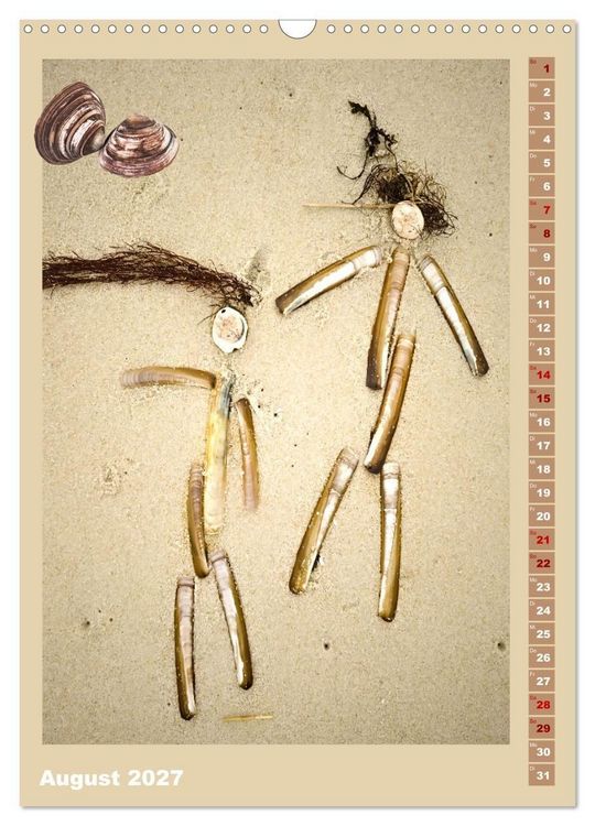 Produktbild: Strandgesellen (Wandkalender 2027 DIN A3 hoch), CALVENDO Monatskalender