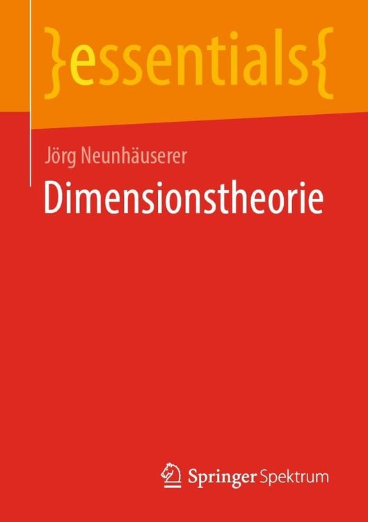 Produktbild: Dimensionstheorie
