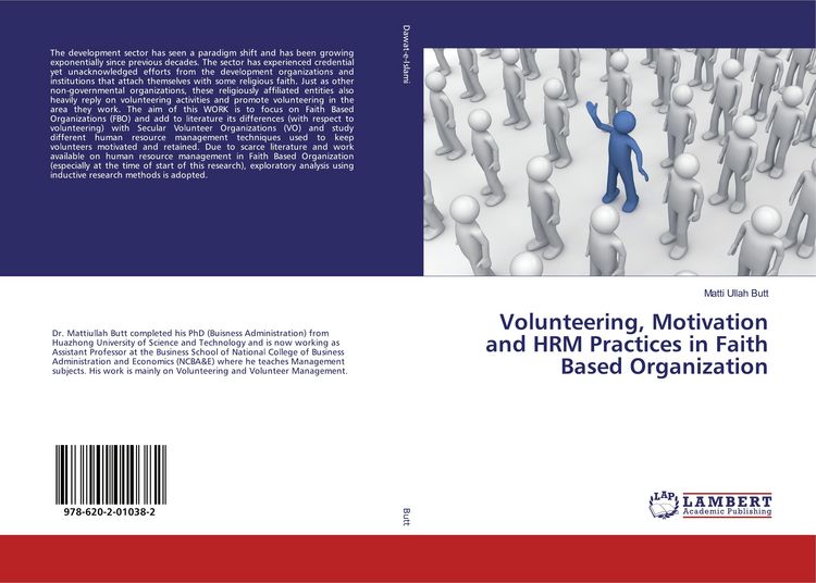 Produktbild: Volunteering, Motivation and HRM Practices in Faith Based Organization