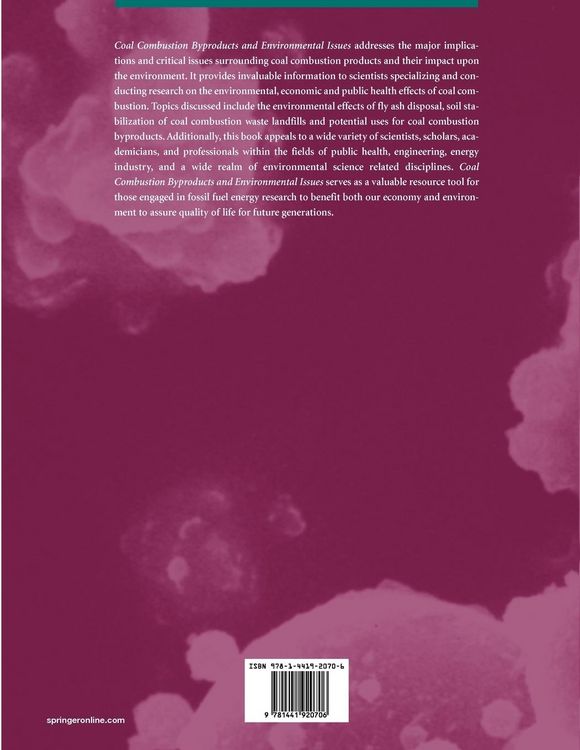 Produktbild: Coal Combustion Byproducts and Environmental Issues